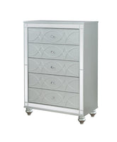 Coaster Gunnison 5-drawer Chest Silver Metallic Model 223215
